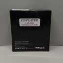 CD Player Portable with Speakers - Rechargeable Personal CD Player for Car and Home, Small Fabric Music Player with Backlit Display, Anti-Skip, AUX/USB Port - Ideal for Audiobooks & Gifts (Black)