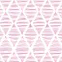 Modern White and Pink Peel and Stick Wallpaper Stripe Diamond Wallpaper Vinyl Waterproof Contact Paper Shelf Paper Drawer Liner Roll for Bedroom Living Room 17.7"x300"