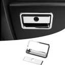 for F150 Glove Box Latch Handle Cover Trim Compatible with Ford F150 2015-2020 Chrome Interior Accessories