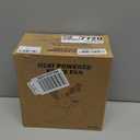 Wood Stove Fan, Fireplace Fan for Wood Burning Stove, Heat Powered fan, Wood Stove Accessories, Quiet Operation Circulating Warm Air, (Include Magnetic Thermometer) (5-Blade)