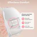 Nuliie 3-in-1 Flange Sizing Kit 13/15/17/19/21mm for 24mm Electric Double Breast Pump Flange/Shield, 10PCS Silicone Flange Inserts to Boost Pumping Efficiency & Comfort, BPA-Free Essential for Moms