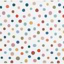 Duraaamo Boho Polka Dot Rug 59.8 x 89.8 Inch Soft and Cozy, High Traffic, Stain Resistant, Easy Clean, Multi Color Boho Floor Mat with Non Slip Rubber for Living Room Bedroom Office Decor