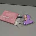 Stitch Gun for Clothes - Handheld Stitch Gun Quick Clothing Fixer - Tagging Gun - Includes 6 Needle, 1000 Black Fasteners & 1000 White Fasteners (Purple)