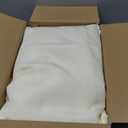 Nasitos 2 Pack Beige Tablecloths Fitted for 8 Foot Tables-Open Back Folding Table Cover Washable and Wrinkle Resistant Table Cloth Rectangle, Trade Show, Parties, Wedding, Banquet, Buffet, Craft Fair