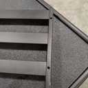 Towel Rack Towel Rail Towel Rack with Bar Hotel Rail Shelf Wall-Mounted Double-Layer Towel Holder for Bathroom Kitchen Towel Bar Towel Holder/Schwarz/60 * 22 * 13Cm