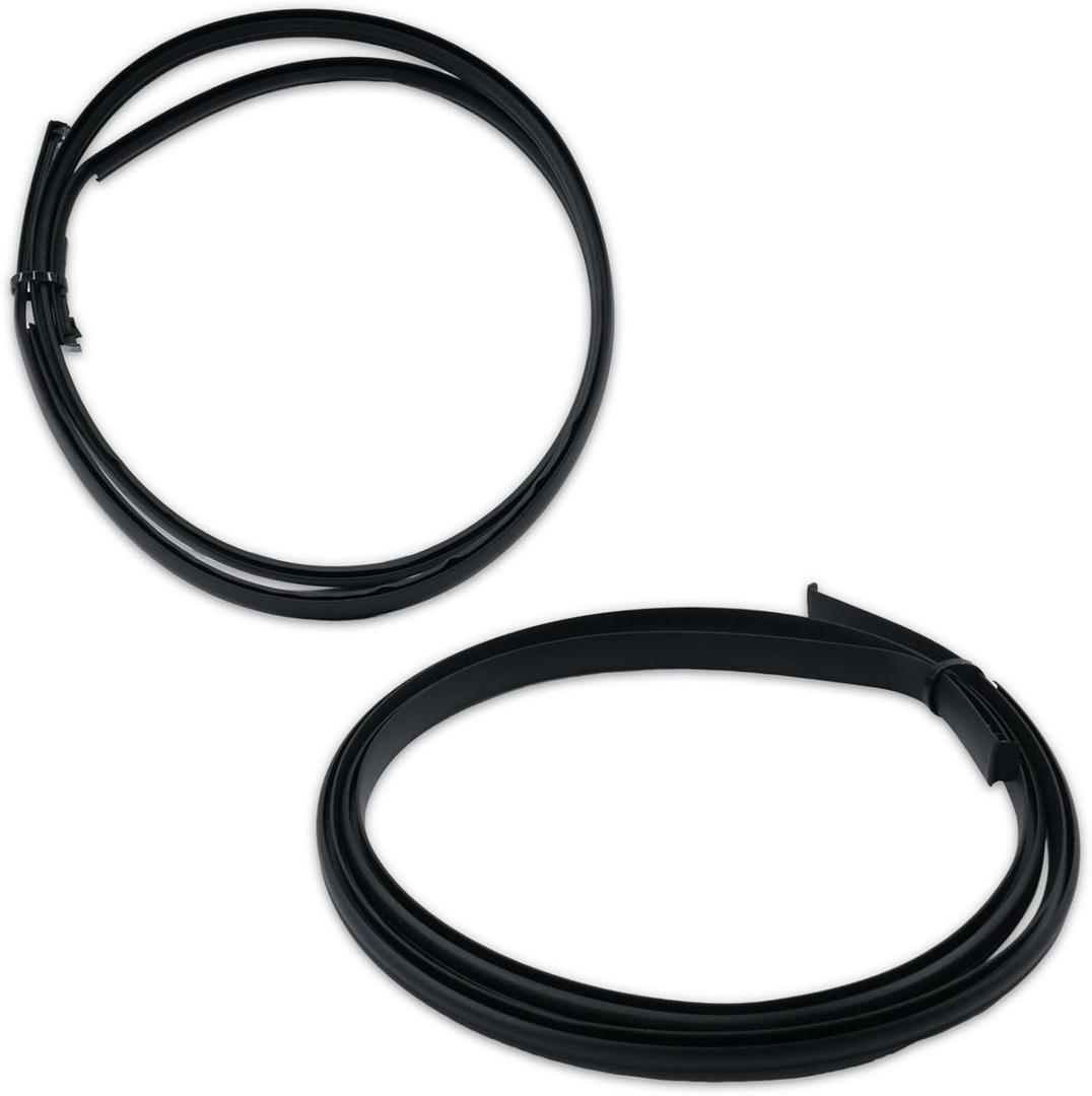 Weatherstrip Replacement Roof Drip Molding Strips for Toyota Prius C 2012 2013 2014 2015 2016 2017 2018 2019, Set of 2, Replaces OE 75551-52210, 75552-52190