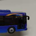 Daron MTA Bus  11-Inch Single Bus in New Blue Livery  Officially Licensed Friction-Powered Toy with Rolling Wheels and Functional Doors for Kids Ages 3+