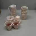 vensovo 4 Inch Small Peach Pink Terracotta Plant Pots  - 20 Pack Clay Flowerpots with Drainage, Great for Indoor Outdoor Plants, Crafts, Wedding Favor