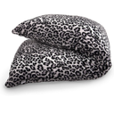 Super Soft Body Pillow, Snow Leopard/Grey Cheetah