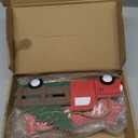 Christmas Decorations Indoor LED Lighted Christmas Tree Red Truck Wall Sign Wood Farmhouse Holiday Door Hanging Signs Vintage Winter Rustic Ornament