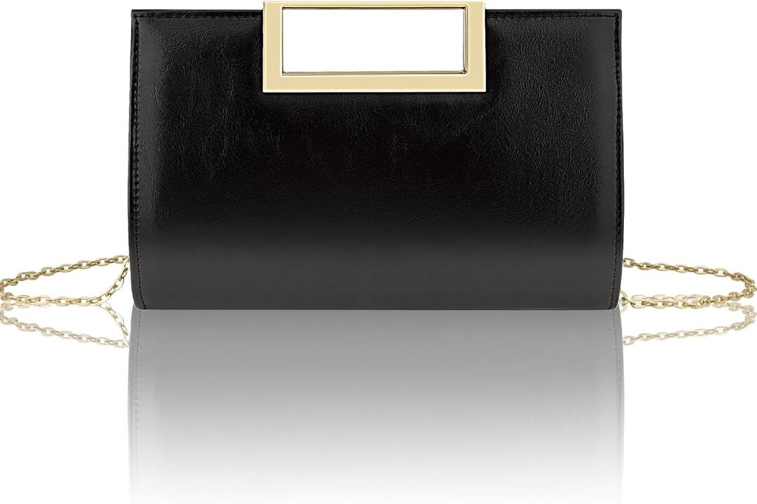 Gets Clutch Purses for Women PU Leather Evening Handbag for Formal Wedding Party Clutches Small Crossbody Bag with Chain