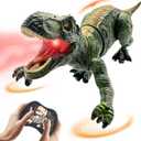 Remote Control Dinosaur Toys for Kids 3-5, 5-7, 8-12, 10-12, Electronic RC T Rex Dino Robot Toy for Boys, Top Christmas & Birthday Gifts for 6 7 8 9 10 11 & 12 Year Old Boys (Color: Green)
