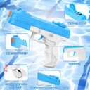 2 Pack Electric Water Gun for Adults Kids, Powerful Automatic Squirt Gun, High Powered Shooting Water Pistol, Long Range 25 FT, Auto Water Blaster, Pool Outdoor Toy Summer Game