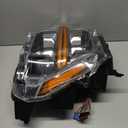 Headlight Assembly Compatible with Ford F150 F-150 2021 2022 2023, [Bulbs Included] Right/Passenger Side, Headlamp Replacement with Clear Lens