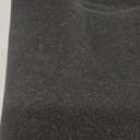 Black Foam Pad With Gold Sparkle Accents, 24inW x 72inL x 1/4in Thick.