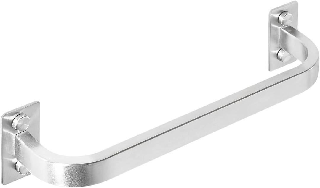 Mooche Bathroom Towel Bar, 10 inch Towel Racks for Bathroom Wall Mounted, SUS304 Stainless Steel Heavy Duty Towel Holder Bathroom Accessories Modern Home Decor, Brushed Finished