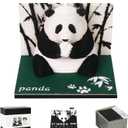 MACTANO 3D Art Calendar Memo Pad 2026, Creative Time piece Calendar Panda Rip Away Paper Carving Sticky DIY Note