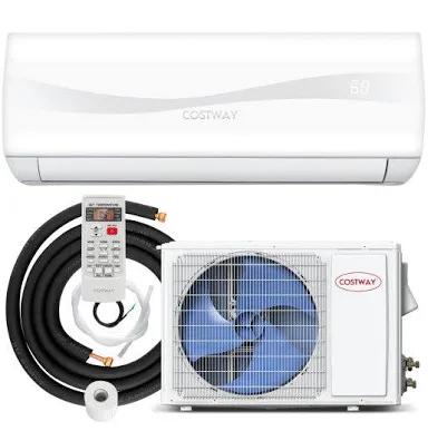 18000BTU Mini Split Air Conditioner& Heater, 19 SEER2 208-230V Wall-Mounted Ductless AC Unit Cools Rooms up to 1250 Sq. Ft, Energy Efficient