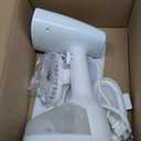 Amazon Basics Handheld Garment Steamer for Clothes, 1500W Turbo Extreme Steam, Travel Must Have with Dual Steam Modes, Auto Shut-off & Fabric Accessories, White