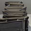 YOUDENOVA Hanging Closet Organizer and Storage, 6-Shelf Closet Hanging Storage Shelves, Grey