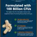 Probiotics for Men Women 100 Billion CFU Prebiotics Gut, USA (EXP 02/01/28)
