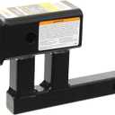 MaxxHaul 70355 1-1/4" to 2" (Fits class II only) Hitch Adapter with 4" Rise and 3-3/8" Drop