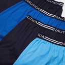 Nautica Men's 4 Pack Classic Cotton Loose Knit Boxers Size, L