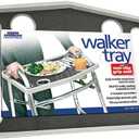 North American Health +Wellness Walker Tray, Gray, 1 Count (Pack of 1)