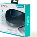 iHome Conference Speaker and Microphone, USB and Bluetooth Speaker, 3 Noise Cancelling Microphones for Home Office Compatible with Mac, Windows, iOS and Android