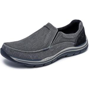 Skechers Men's Expected Avillo Relaxed-Fit Slip-On Loafer (7.5, Black)