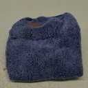 EXPAWLORER Fuzzy Dog Sweaters, Double-Sided Plush Fleece Soft Doggie Hoodie with Leash Hole, Pet Cold Weather Clothes Winter Coat, Sherpa Hooded Sweatshirt for Small Medium Large Dogs (Blue, XL)