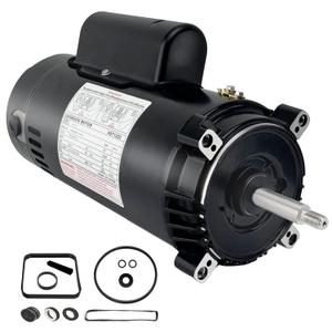 UST1202 2HP Replaces Century/ AO Smith Swimming Pool Pump Motor for Hayward Super, Max Flow, Northstar, Ja-cuzzi Magnum Pump, C48M2N111 SP1615Z1M B230, 2 Horsepower 115/ 230V 56J Frame with Seal Kit