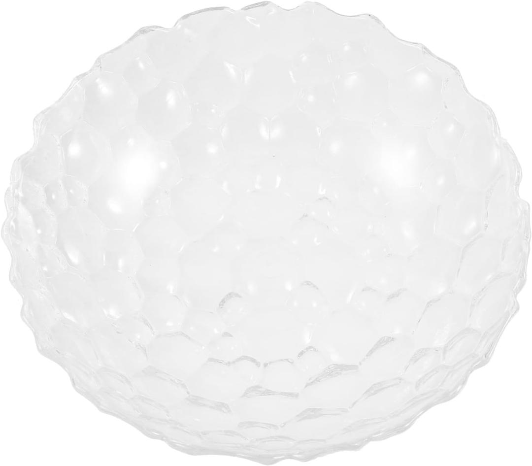 Home Fruit Tray Round Fruit Plate Thick Texture Serving Plate for Snacks Candy Breads 2 PAck