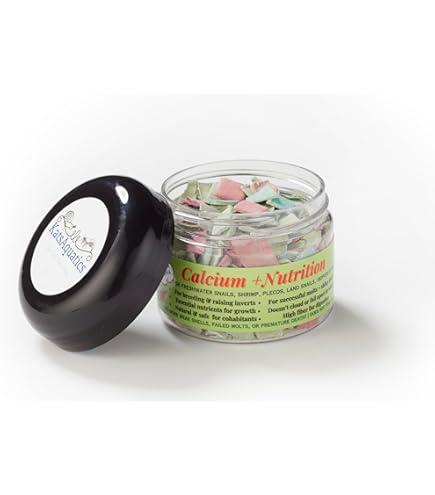 Calcium + Nutrition - Great for Picky Eaters - Snails, Shrimp, Bottom Dwelling Fish, Plecos, Crabs, and More!