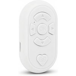 Bluetooth Page Turner Remote Control, Wireless Selfie Shutter, TikTok Scrolling, Compatible with iOS/, White