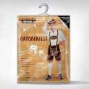 Spooktacular Creations Mens German Bavarian Oktoberfest Costume Set, Beer Costume Hat for Adults Halloween and Beer Festival (L)