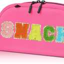 Freezable Lunch Bag for Work School Travel,Leak-Proof Small Lunch Bag (Rose Red-SNACK)