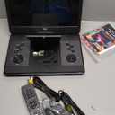 BOIFUN 15.7" Portable DVD Player with 14.1" Large HD Screen, HDMI Input,5 Hours Rechargeable Battery, Support Sync TV, USB, SD Card and Multiple Disc Formats, Dual Speaker, Rich Matte Black