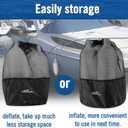 Affordura Boat Fender 4 Pack Boat Bumpers Fenders with 4 Ropes, Boat Bumpers for Pontoon Boat Fenders Inflatable