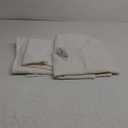 Natural Pinch Pleated Linen Curtains 78 Inches Long 2 Panels for Living Room Bedroom Memory Training Shaped Semi Sheer Pleat Drapes with Hooks Rings Light Filtering Window Curtain 40x78