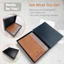 Passport Holder for Travel, Passport Cover Travel Essentials, Travel Wallet for Women & Men, Gift for CouplesBrown