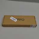 OFFO Shower Arm with Flange, 10 in Brushed Nickel Wall Mount Replacement Angle Shower Head Arm Wall-Mounted For Fixed Shower Head & Handheld Showerhead