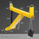Mighty Bracket Mini Split Support Tool Mini Split Wall Mounting Bracket, Ductless Air Conditioner Support for Indoor, Easy to Use by Single Person