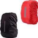 2 Pack Waterproof Rain Cover for Backpack,Backpack Rain Cover with Reflective Strip,Rucksack Rain Cover for Bicycling/Hiking/Anti-Dust/Anti-Theft/Camping/Traveling/Outdoor Activities 45L