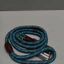 Fida Durable Slip Lead Dog Leash, 6 FT x 1/2" Heavy Duty Loop Comfortable Strong Rope Lead for Large, Medium Dogs, No Pull Pet Training with Highly Reflective, Blue