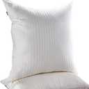 Kingnex Euro Size 28x28 Pillow Inserts for European Throw Pillow Set of 2 Decorative Stuffer 28 x 28