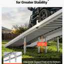 VEVOR 7FT Portable Wheelchair Ramp, Smooth Door Access No Blocking Design, 800 LBS Heavy Duty Non-Slip Threshold Ramp for Home Steps, Stairs, Doorways, Scooter, Curbs