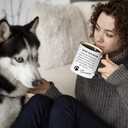 Funny Dog Mom Dog Lover Christmas Gifts for Women, Gag Mothers Day Gifts for New Puppy Fur Baby Owners - Fun Messages Fur Mama Birthday Presents, Pitpull Pug - Cute Mug, 11oz Coffee Cup