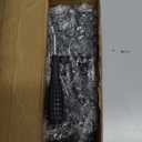 4 Pack Wooden Curtain Rod Brackets Curtain Rod Holder Wood Brackets Classics 3 1/2" Return Bracket for 2" Pole (Black)