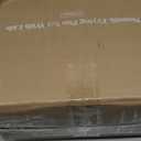 Granite Nonstick Cookware Set - 3 Pcs Induction Skillets, Egg & Omelette Frying Pans with Lids, Healthy, No Toxic, PFOA Free (Cream White-8Inch+9.5Inch+11Inch With Lid)